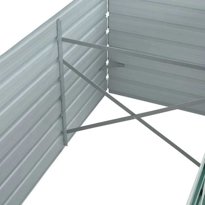 Garten-Hochbeet Verzinkter Stahl 240X80X45 Cm