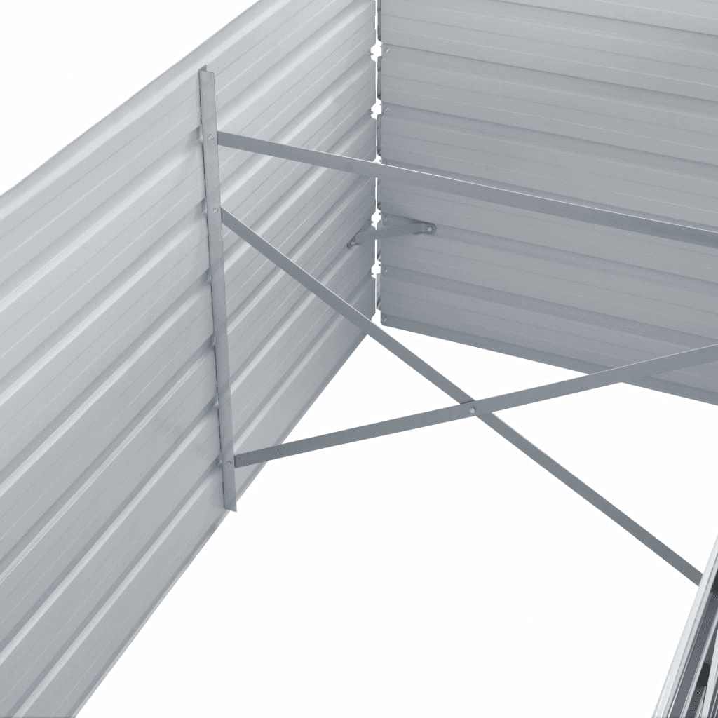 Garten-Hochbeet Verzinkter Stahl 320X80X77 Cm