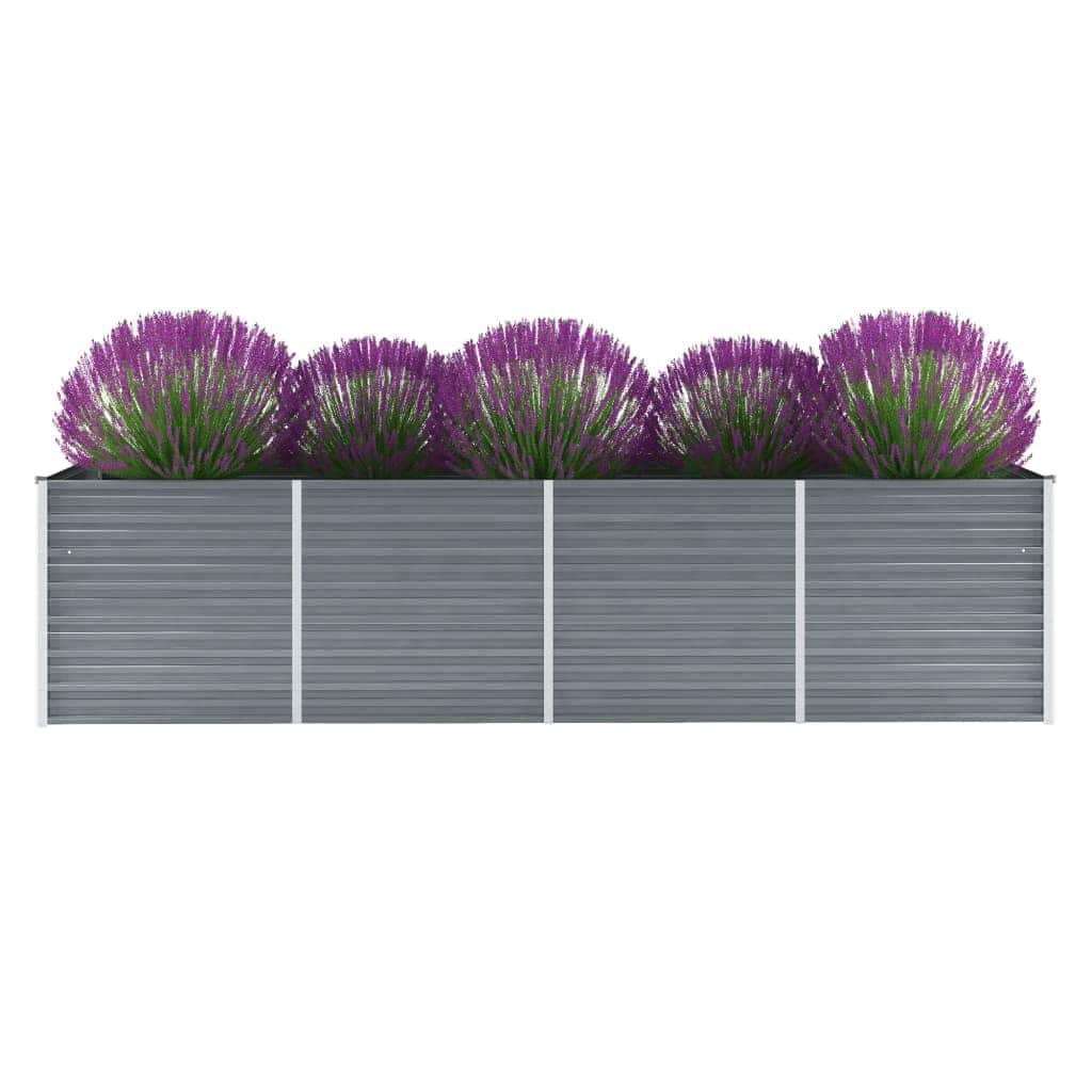 Garten-Hochbeet Verzinkter Stahl 320X80X77 Cm