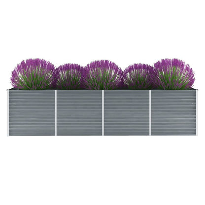 Garten-Hochbeet Verzinkter Stahl 320X80X77 Cm