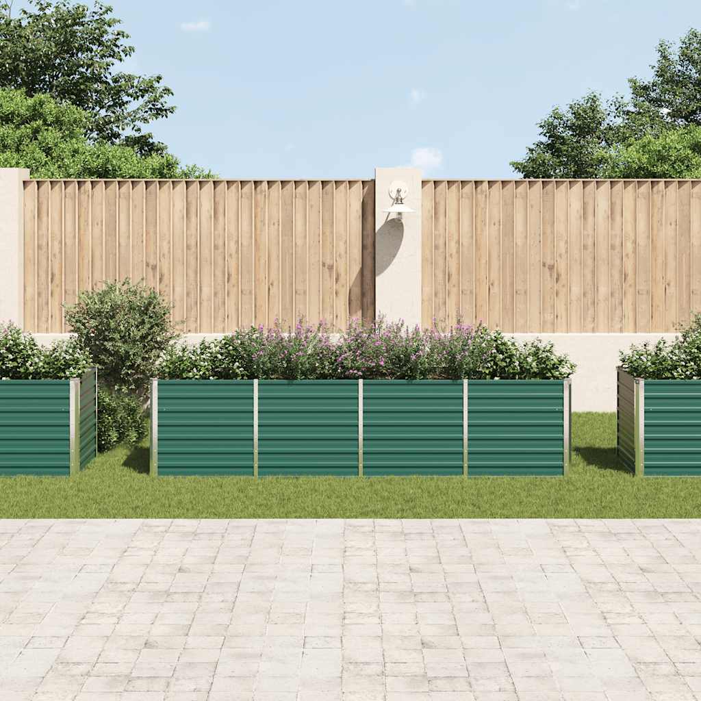Garten-Hochbeet Verzinkter Stahl 320X80X77 Cm