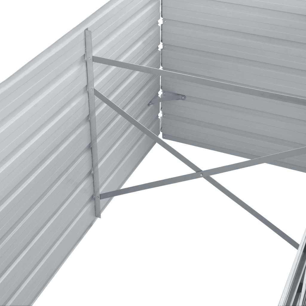 Garten-Hochbeet Verzinkter Stahl 320X80X45 Cm