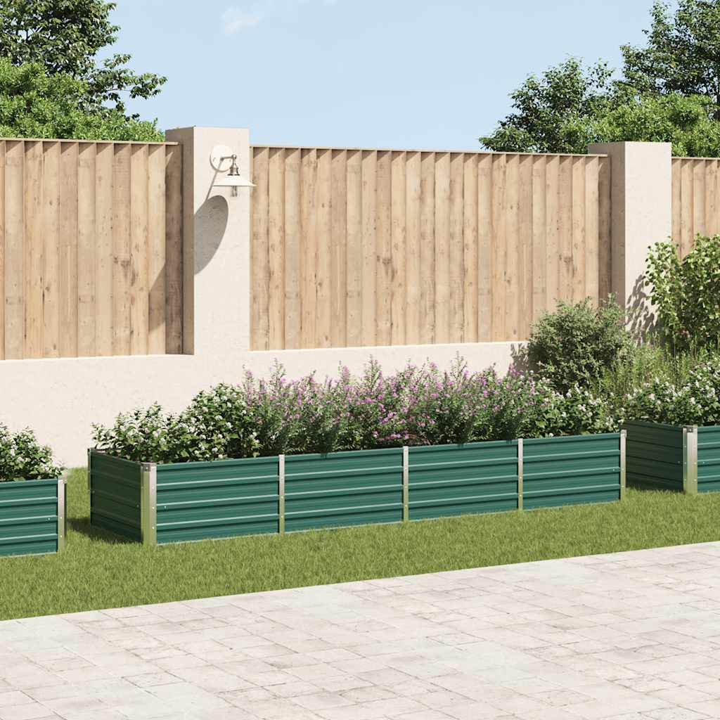 Garten-Hochbeet Verzinkter Stahl 320X80X45 Cm