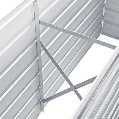 Garten-Hochbeet Verzinkter Stahl 160X40X77 Cm