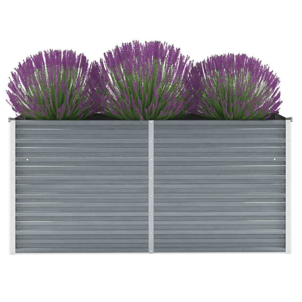 Garten-Hochbeet Verzinkter Stahl 160X40X77 Cm