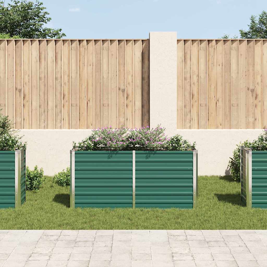 Garten-Hochbeet Verzinkter Stahl 160X40X77 Cm
