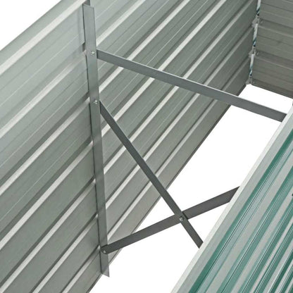 Garten-Hochbeet Verzinkter Stahl 160X40X77 Cm