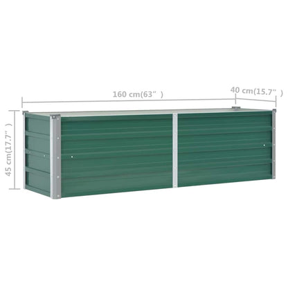 Garten-Hochbeet Verzinkter Stahl 160X40X45 Cm
