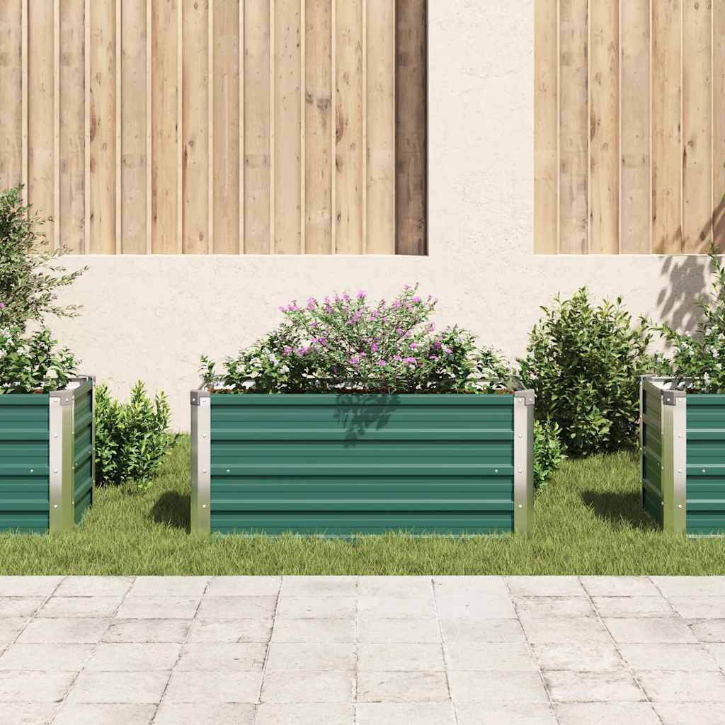 Garten-Hochbeet Verzinkter Stahl 100X40X45 Cm