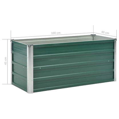 Garten-Hochbeet Verzinkter Stahl 100X40X45 Cm