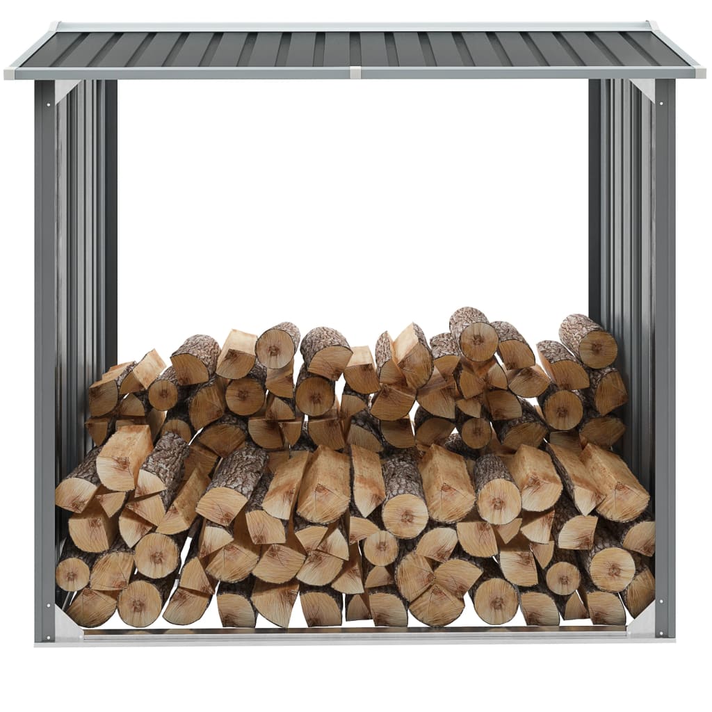 Brennholzlager Verzinkter Stahl 172X91X154 Cm