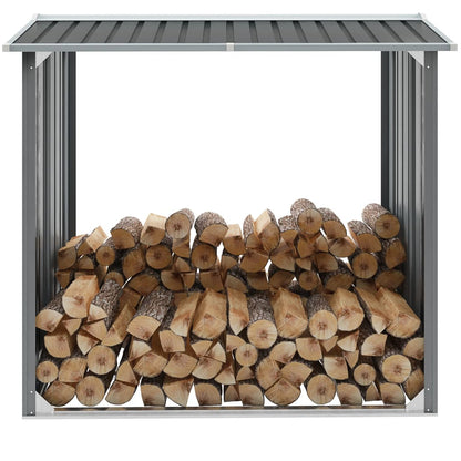 Brennholzlager Verzinkter Stahl 172X91X154 Cm