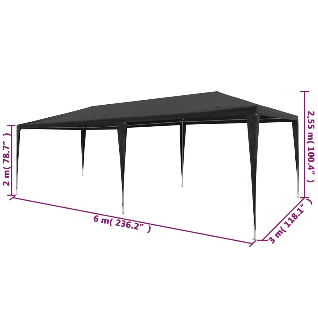 Partyzelt 3X6 M Pe