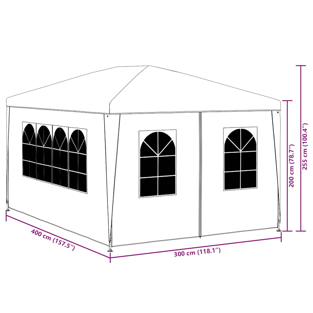 Partyzelt 3X4 M