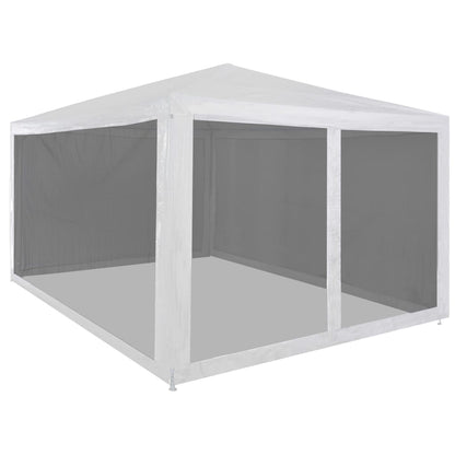 Partyzelt Mit 10 Mesh-Seitenteilen 6X4 M Hdpe