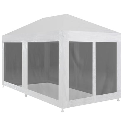 Partyzelt Mit 10 Mesh-Seitenteilen 6X4 M Hdpe
