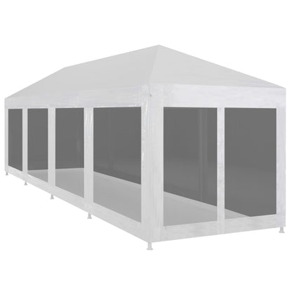 Partyzelt Mit 10 Mesh-Seitenteilen 6X4 M Hdpe