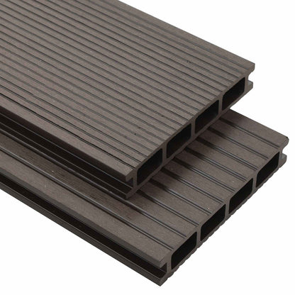 Terrassendiele 6 Pcs Dunkelbraun Wpc