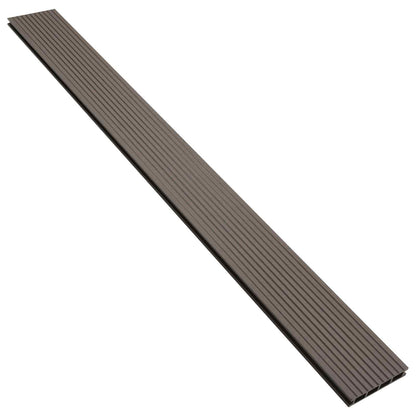 Terrassendiele 6 Pcs Dunkelbraun Wpc