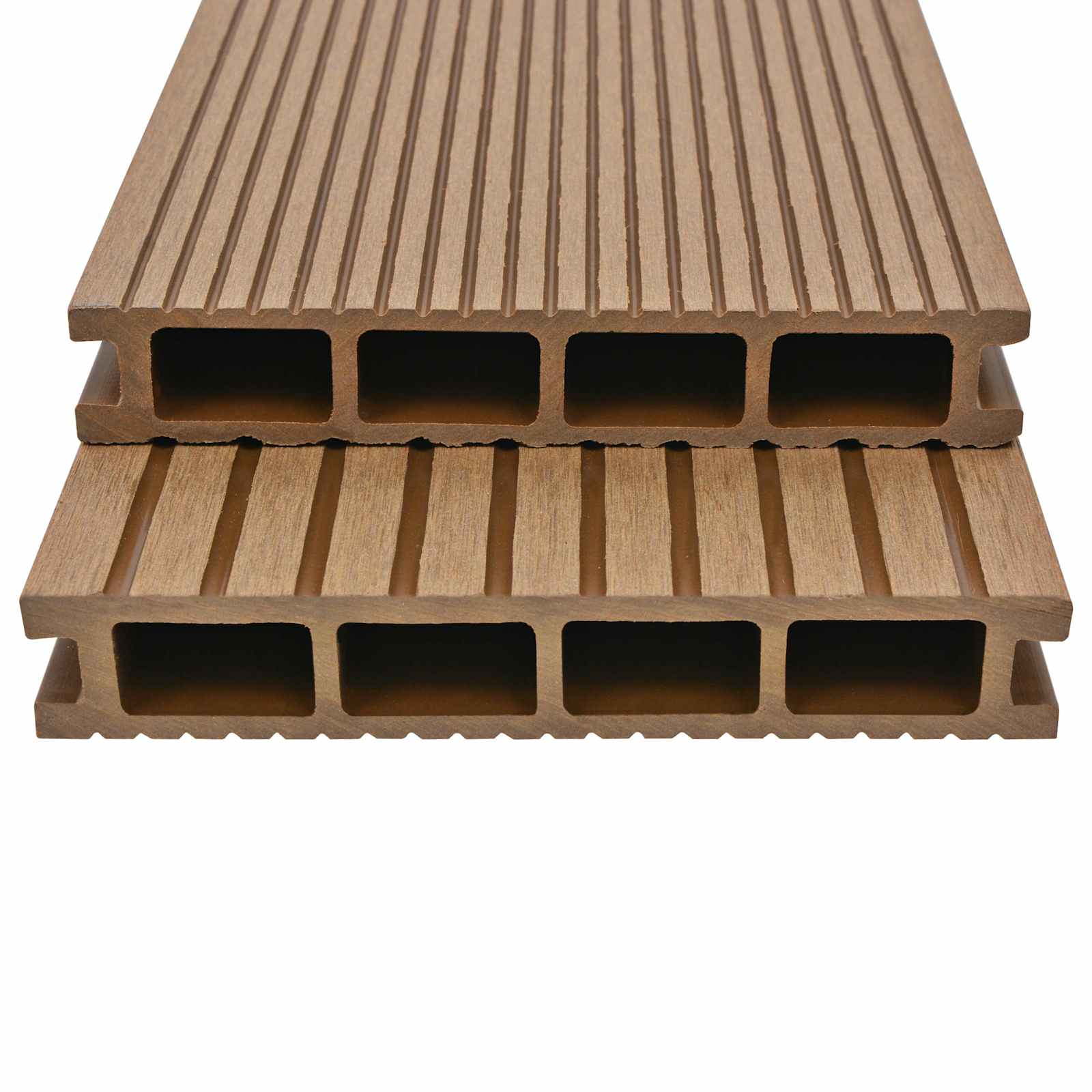 Terrassendiele 4 Pcs Teak Wpc