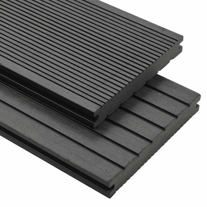 Terrassendiele 6 Pcs Grau Wpc
