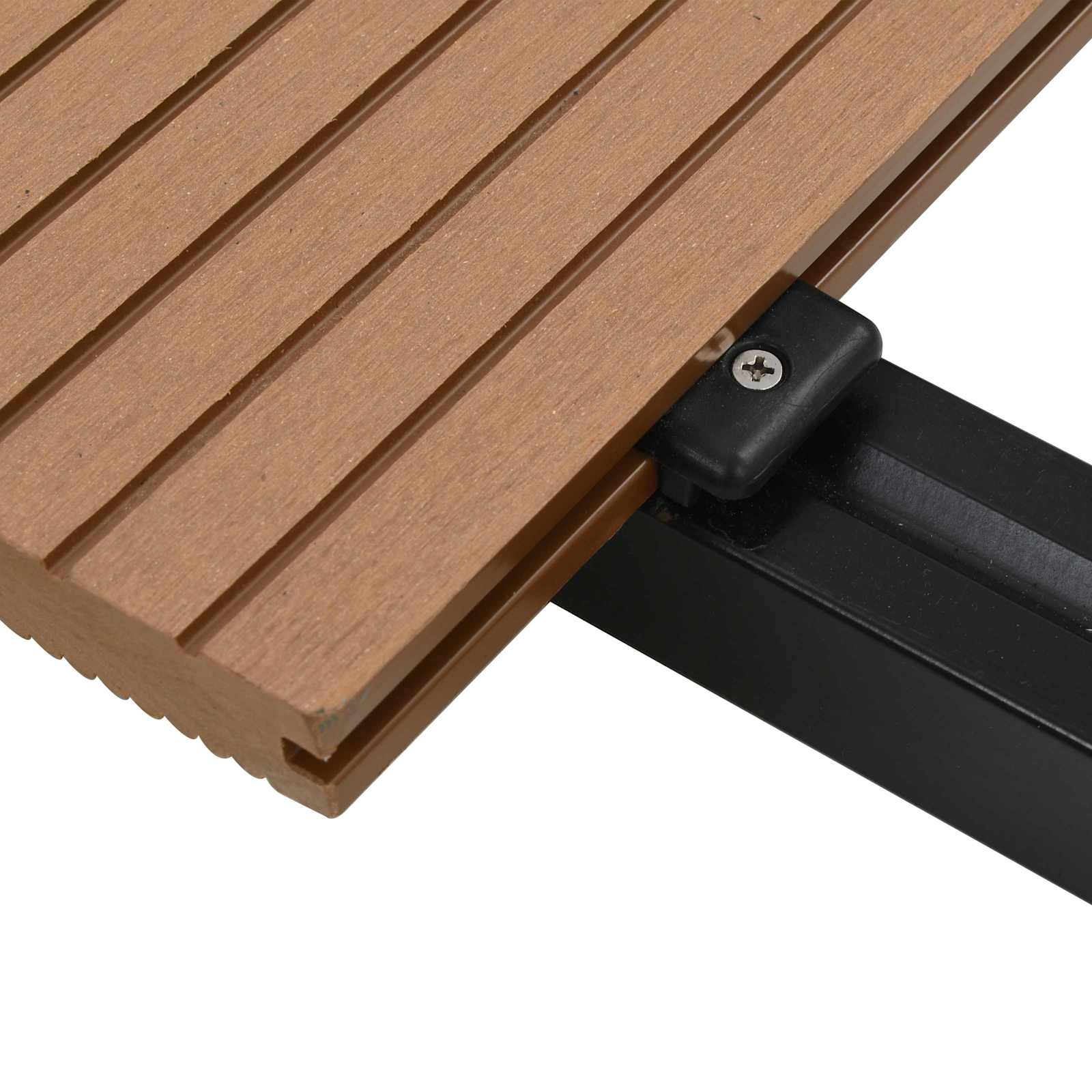 Terrassendiele 6 Pcs Teak Wpc