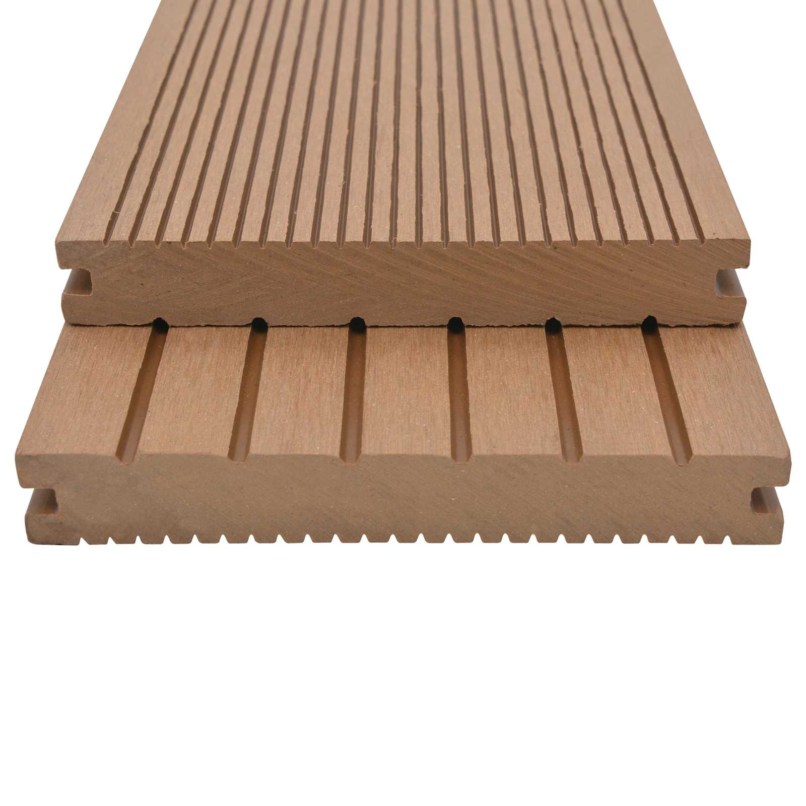Terrassendiele 6 Pcs Teak Wpc