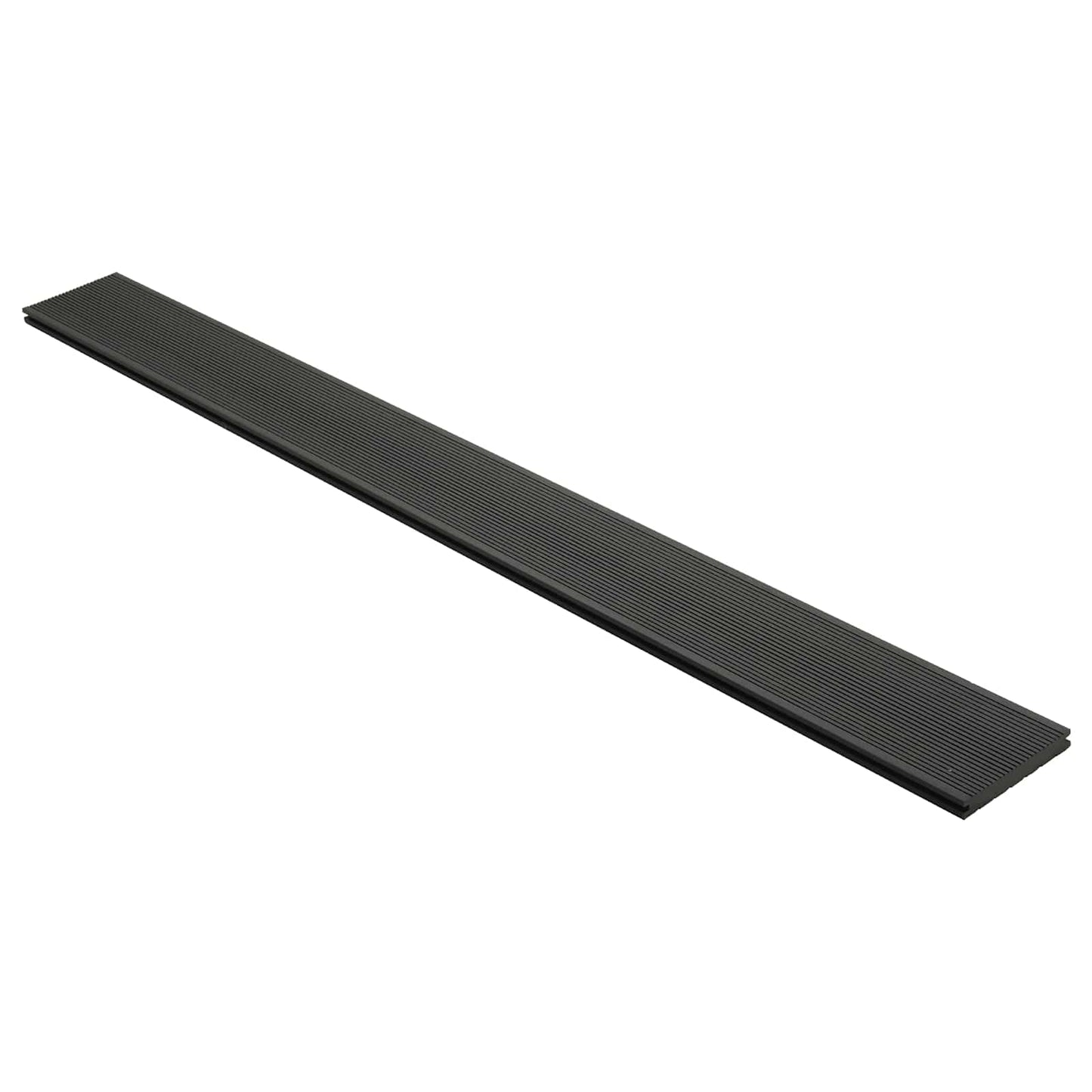 Terrassendiele 4 Pcs Schwarz Wpc