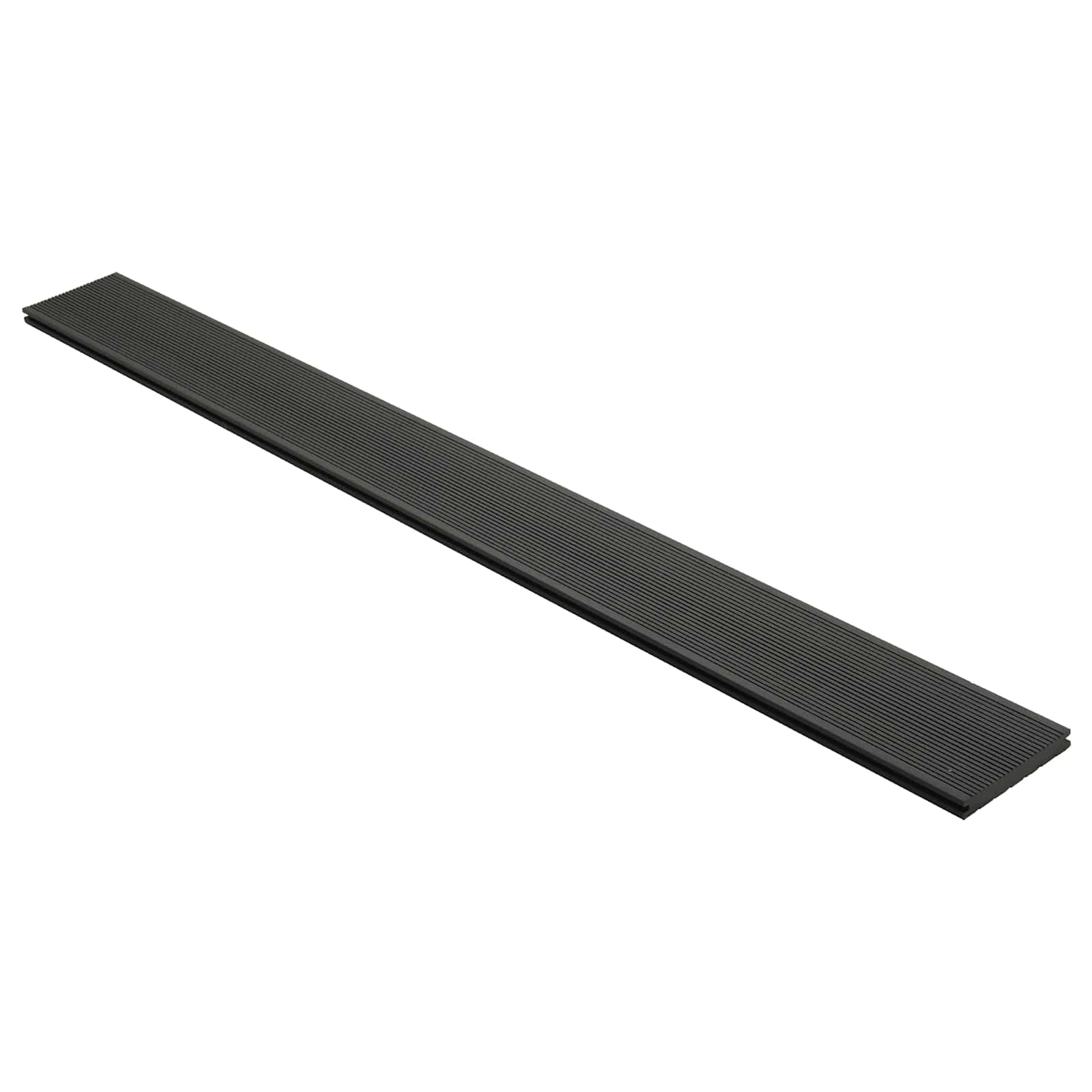 Terrassendiele 4 Pcs Schwarz Wpc