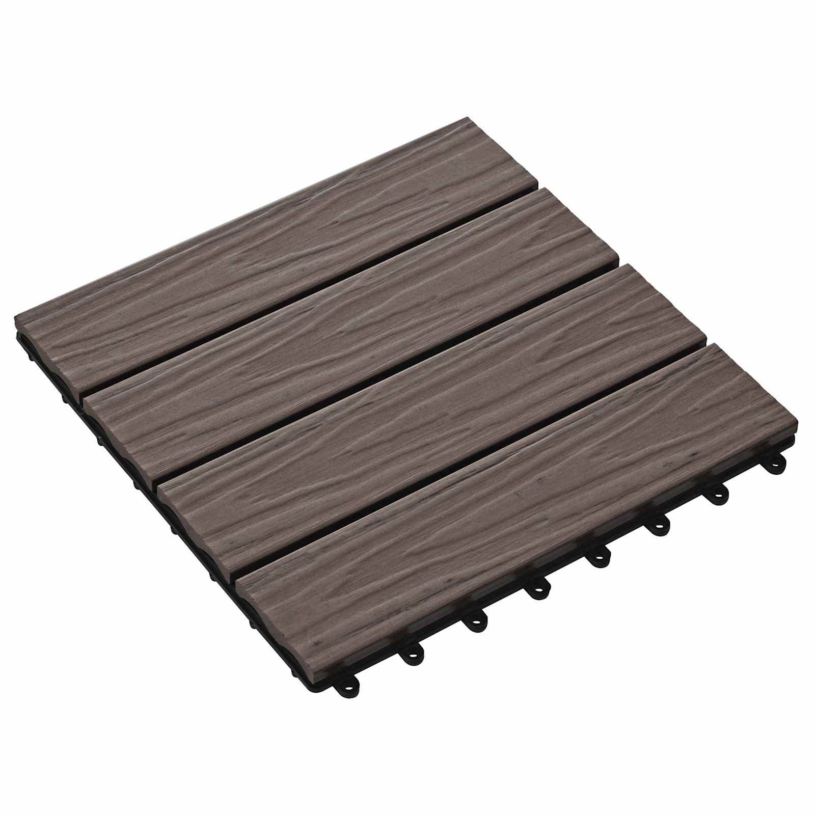 Terrassenfliese 3D-Design 11 Pcs 30 X 30 Cm Wpc