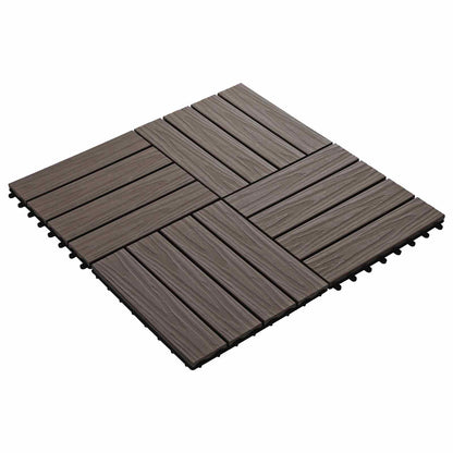 Terrassenfliese 3D-Design 11 Pcs 30 X 30 Cm Wpc
