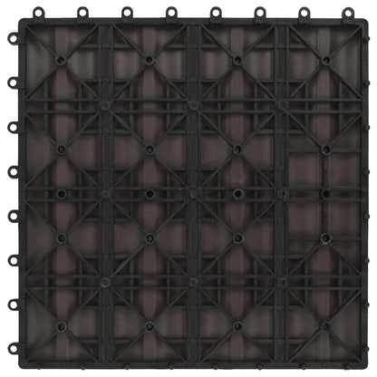 Terrassenfliese 3D-Design 11 Pcs 30 X 30 Cm Wpc