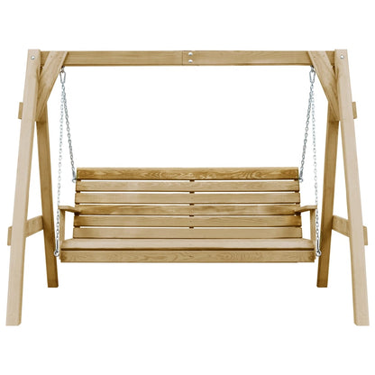 Schaukelbank Imprägniertes Kiefernholz 205X150X157 Cm