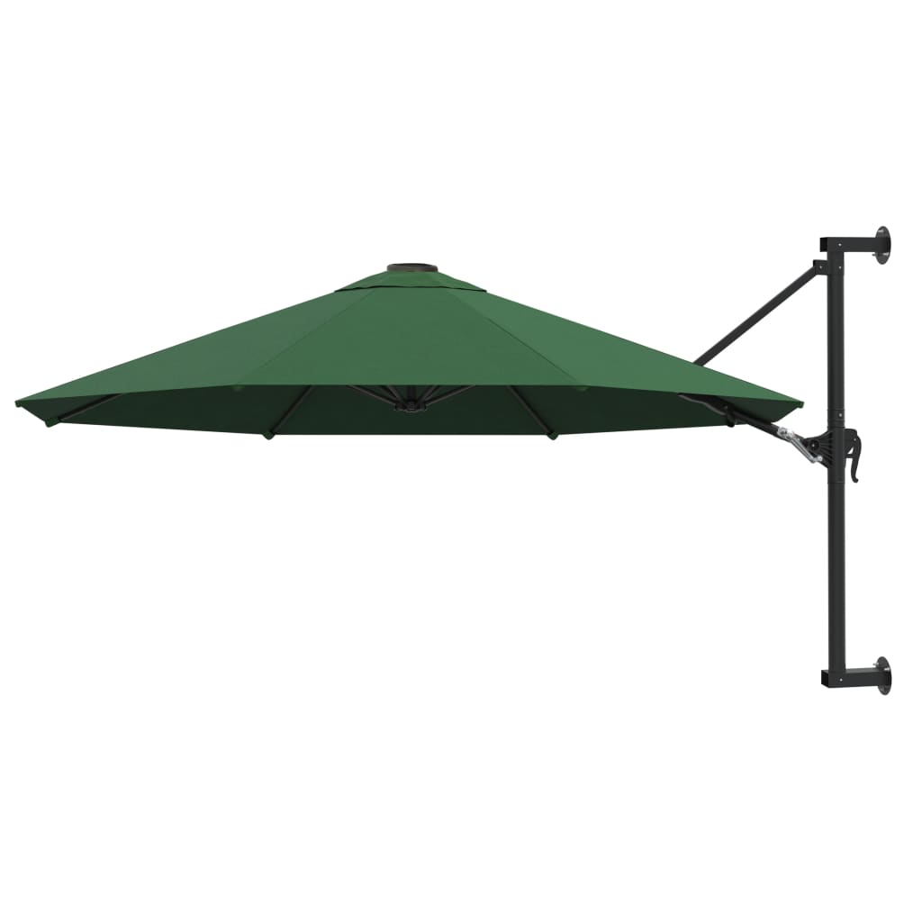 Sonnenschirm Zur Wandmontage Mit Metall-Mast 300 Cm
