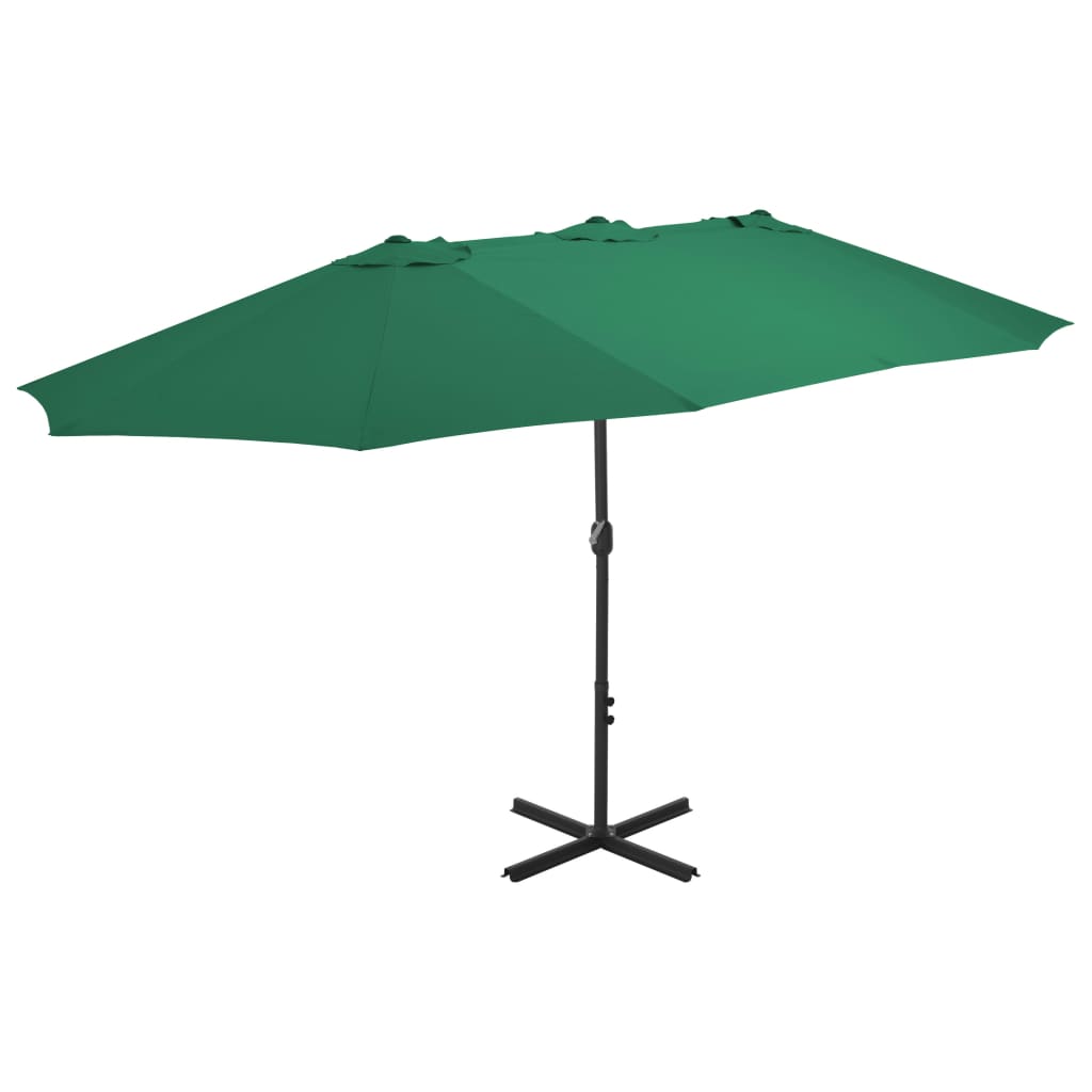 Sonnenschirm Mit Aluminium-Mast 460X270 Cm