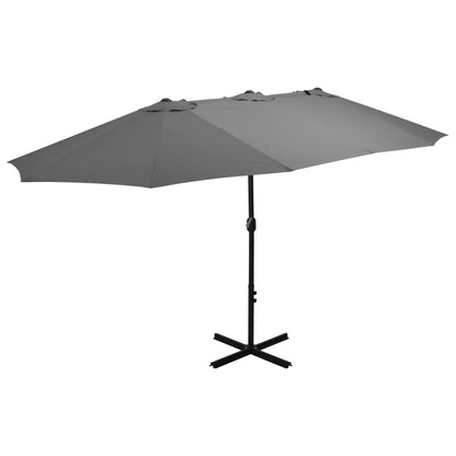 Sonnenschirm Mit Aluminium-Mast 460X270 Cm