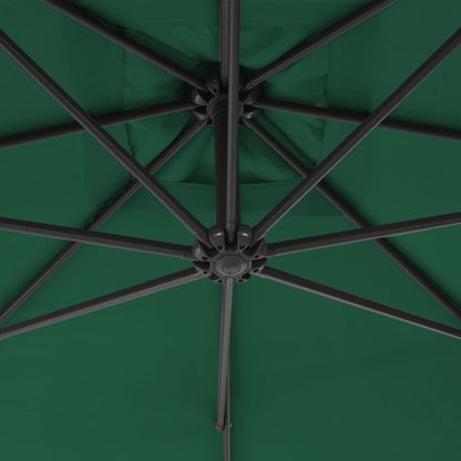 Ampelschirm Mit Stahl-Mast 300 Cm Grün