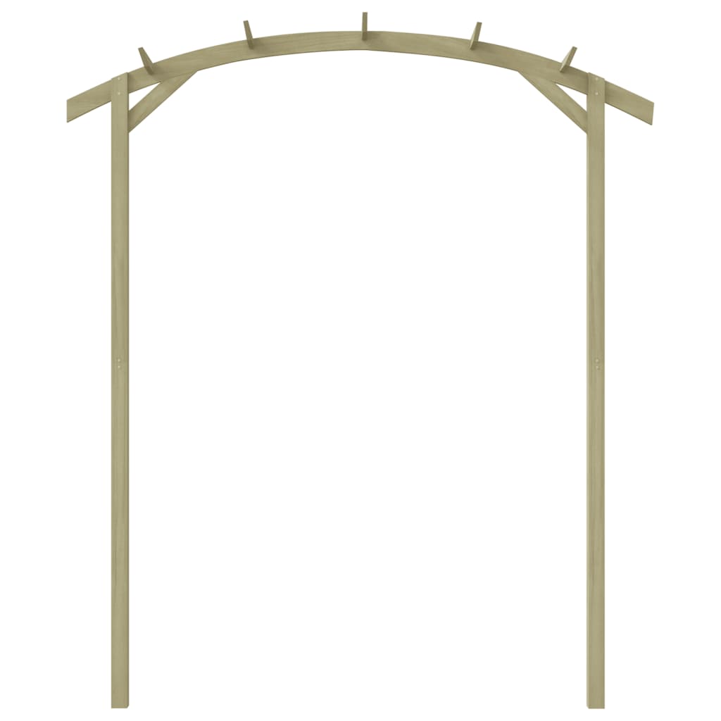 Garten-Pergola Kiefernholz Imprägniert 180X210X40 Cm