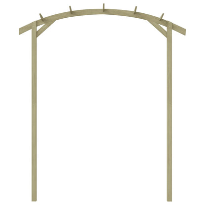 Garten-Pergola Kiefernholz Imprägniert 180X210X40 Cm