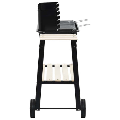 Holzkohlegrill Standgrill Mit Rädern