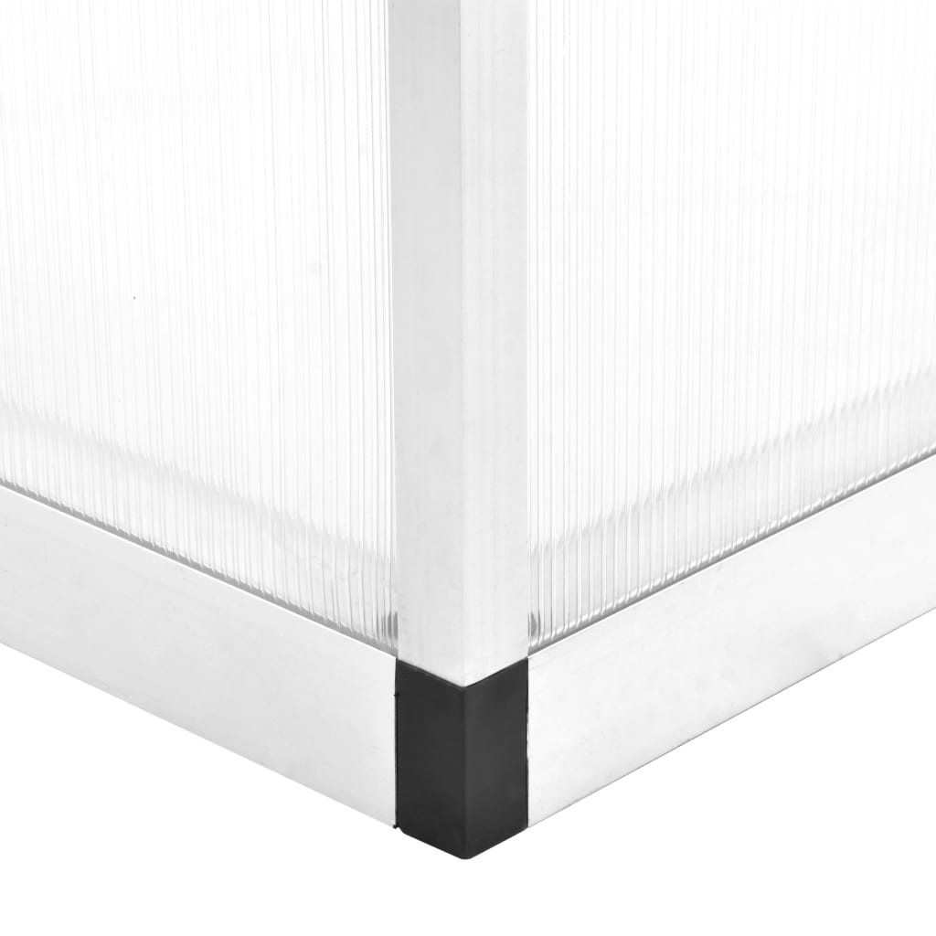 Gewächshaus Aluminium 11,19 M³