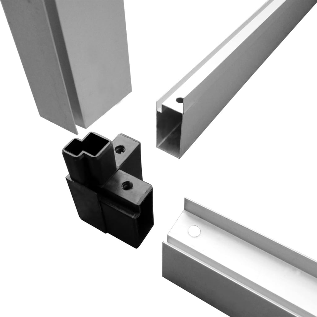 Gewächshaus Aluminium 11,19 M³