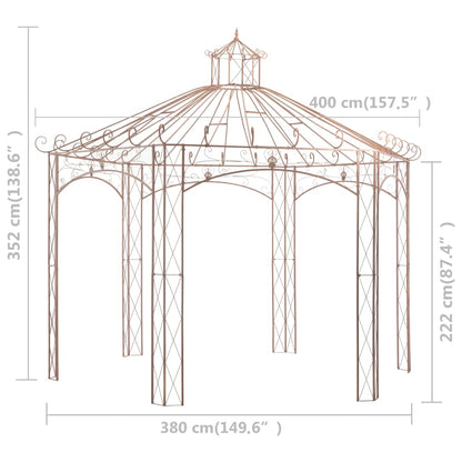 Gartenpavillon Antik Eisen