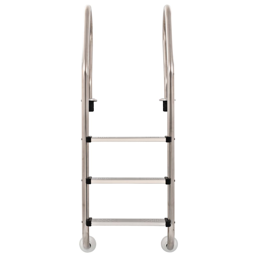 Pool-Leiter 3 Stufen 120 Cm Edelstahl 304