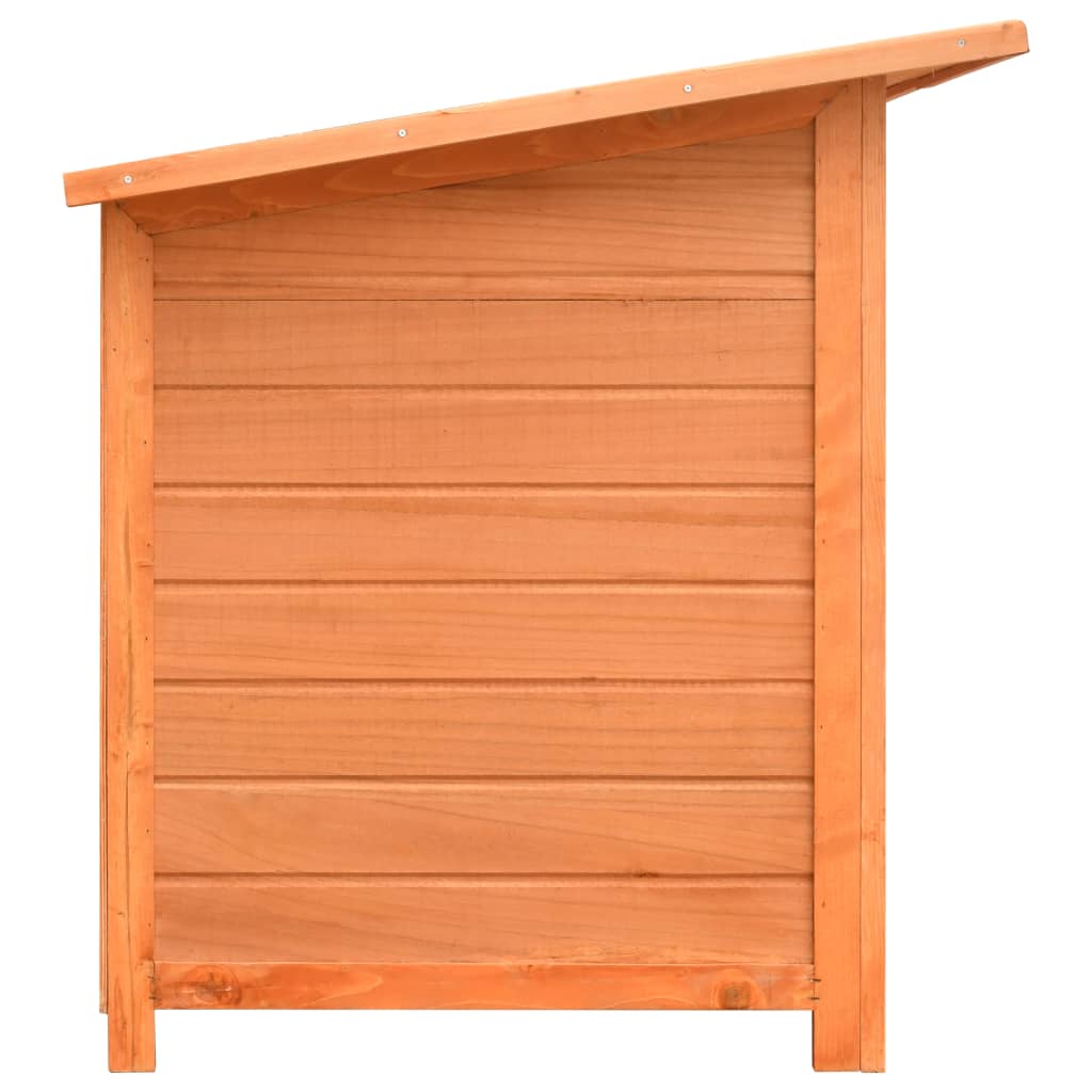 Hundehütte Kiefernholz & Tannenholz 120X77X86 Cm