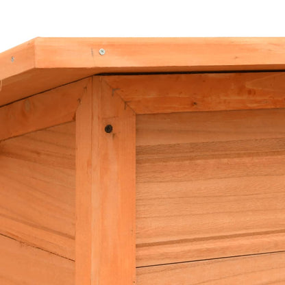 Hundehütte Kiefernholz & Tannenholz 120X77X86 Cm