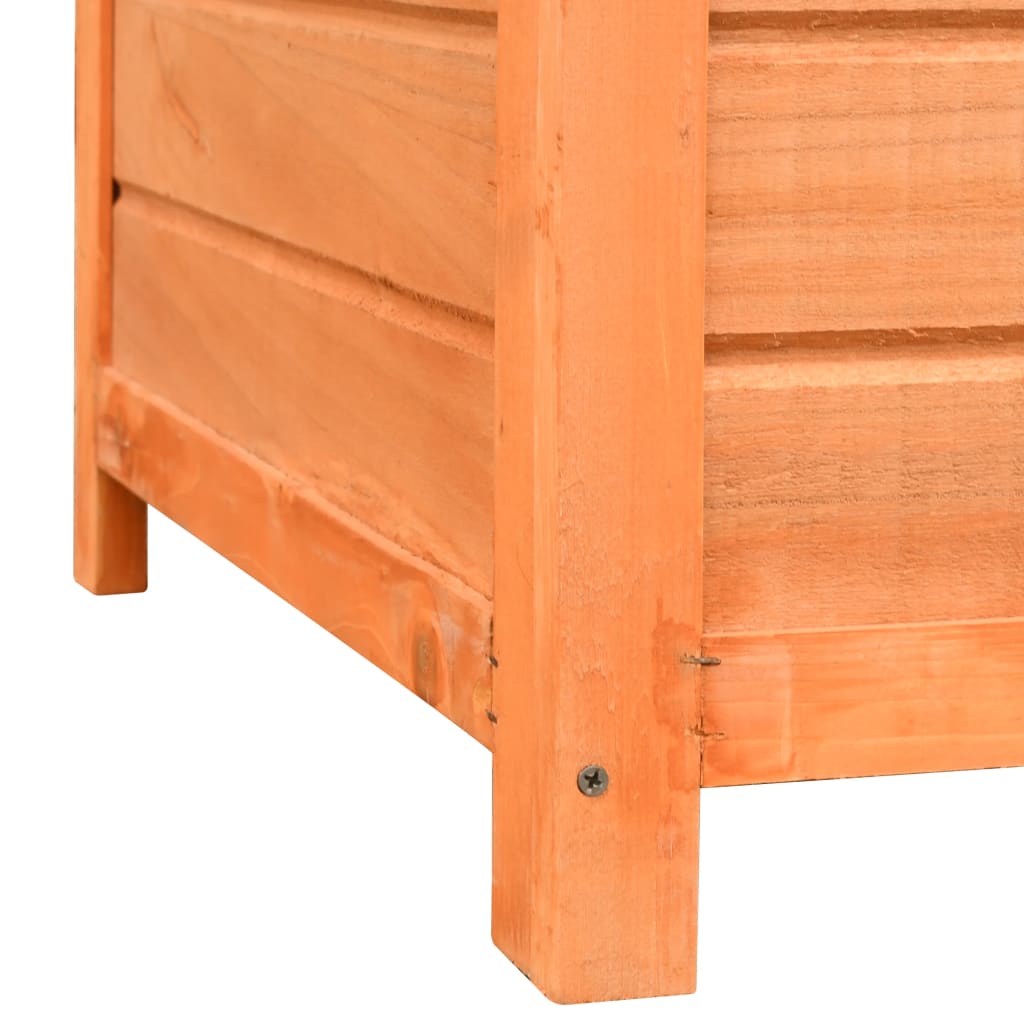 Hundehütte Kiefernholz & Tannenholz 120X77X86 Cm