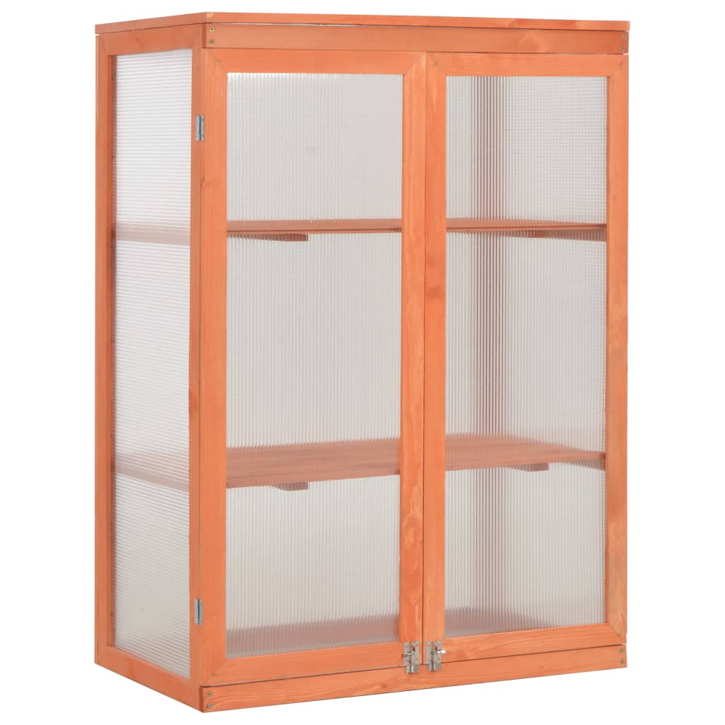 Gewächshaus-Schrank Holz 75X47X109 Cm