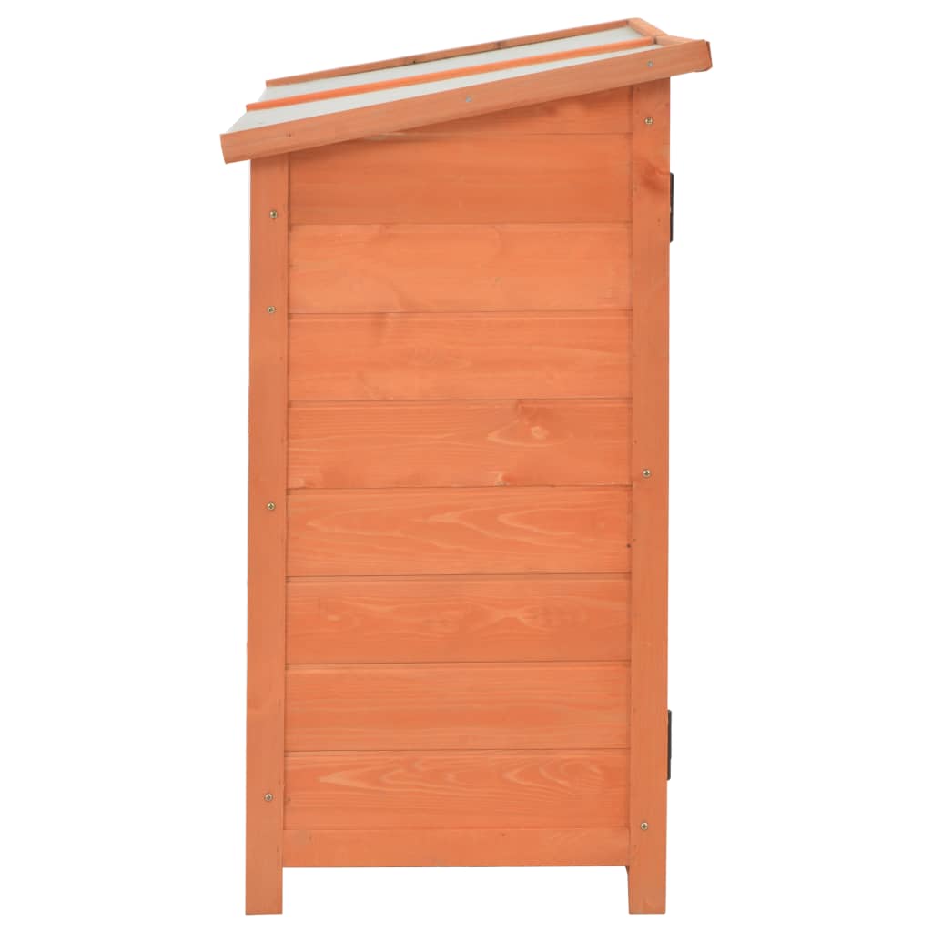 Garten-Geräteschuppen 128X42X91 Cm Holz