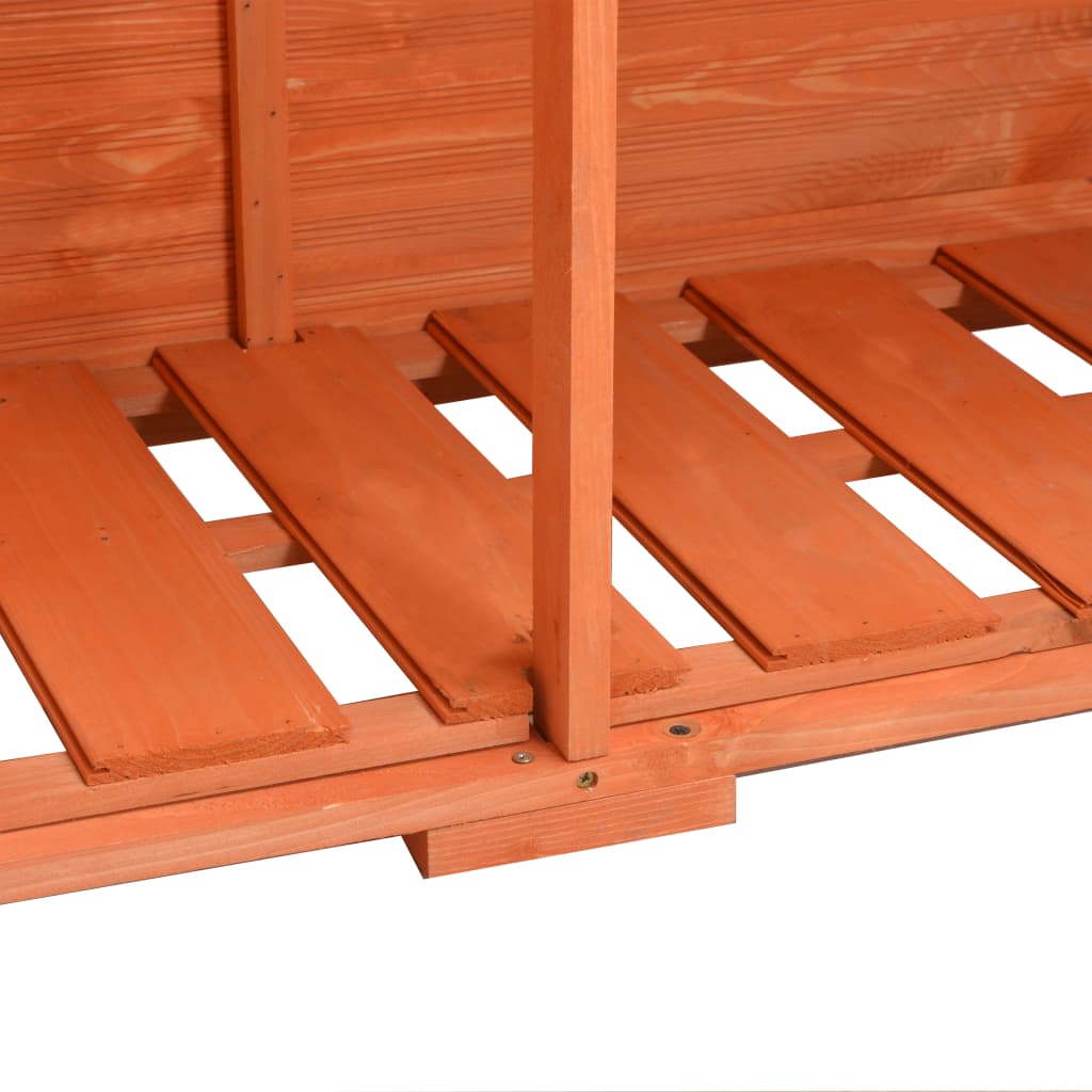 Garten-Geräteschuppen 128X42X91 Cm Holz